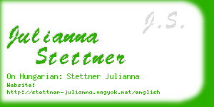 julianna stettner business card